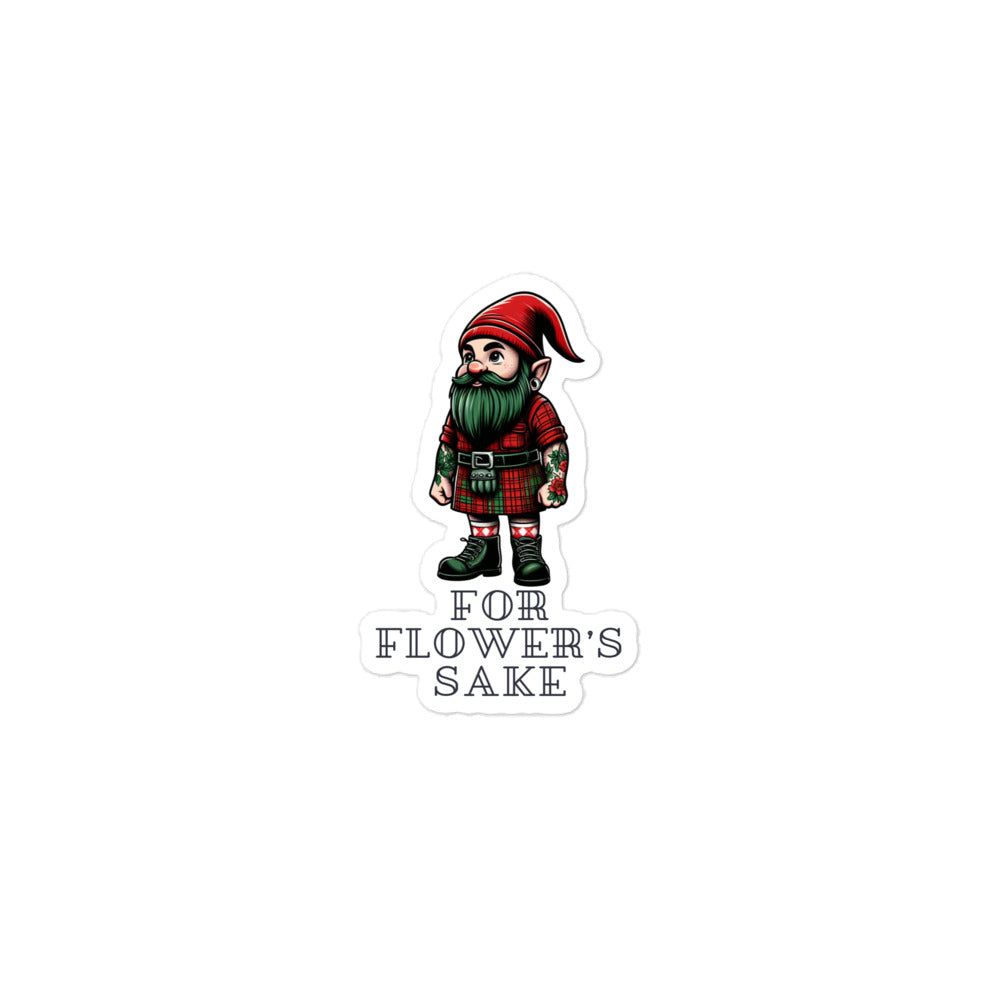 Gnorman Gnome Bubble-free stickers