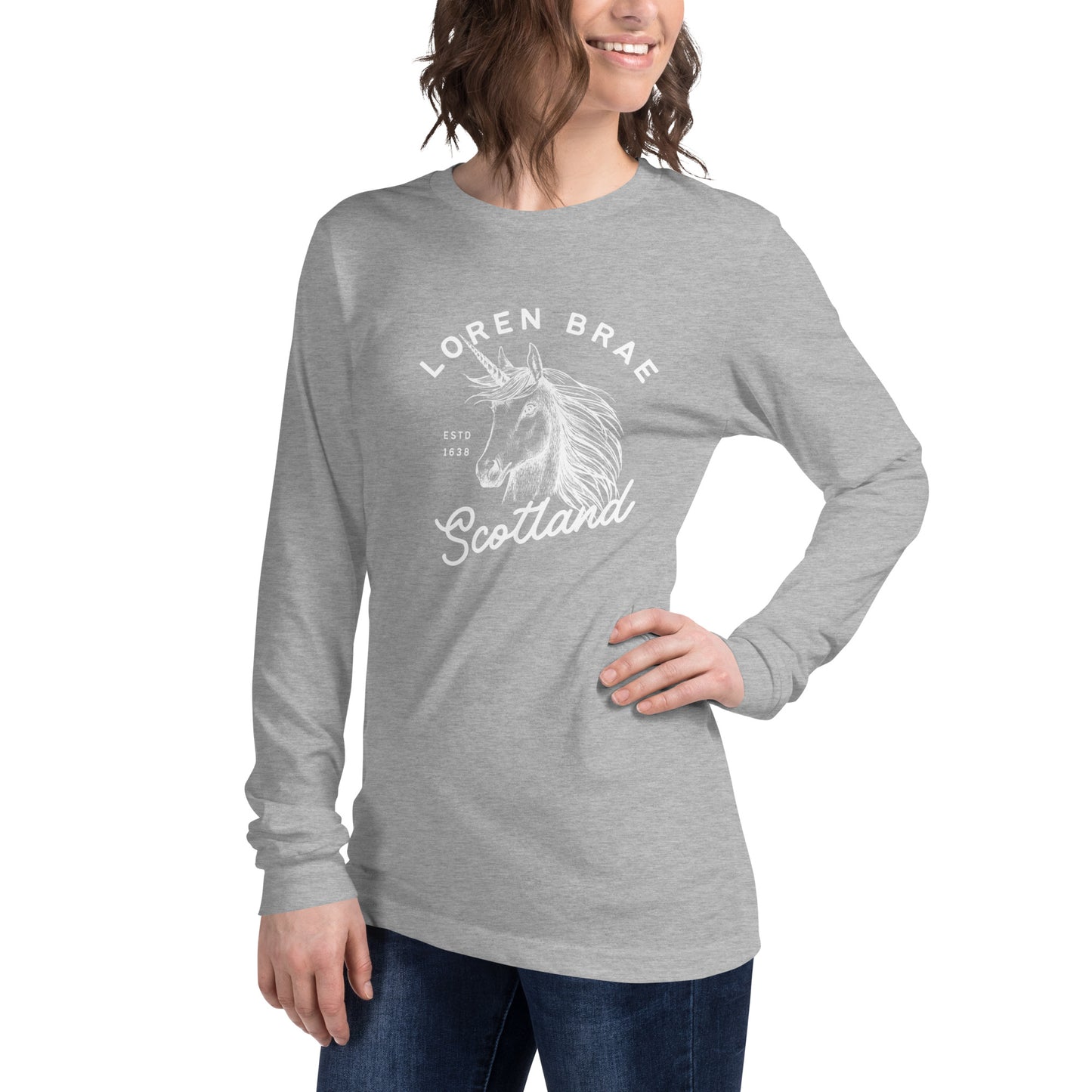 Loren Brae Unicorn - Unisex Long Sleeve Tee