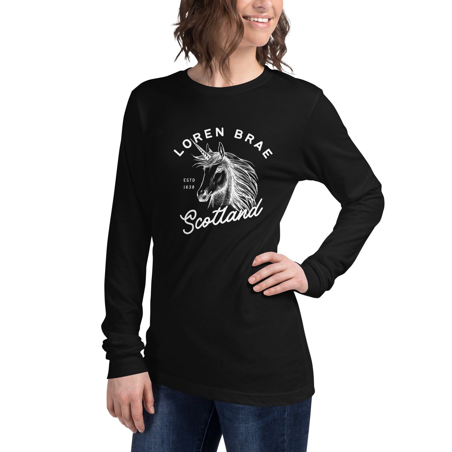 Loren Brae Unicorn - Unisex Long Sleeve Tee