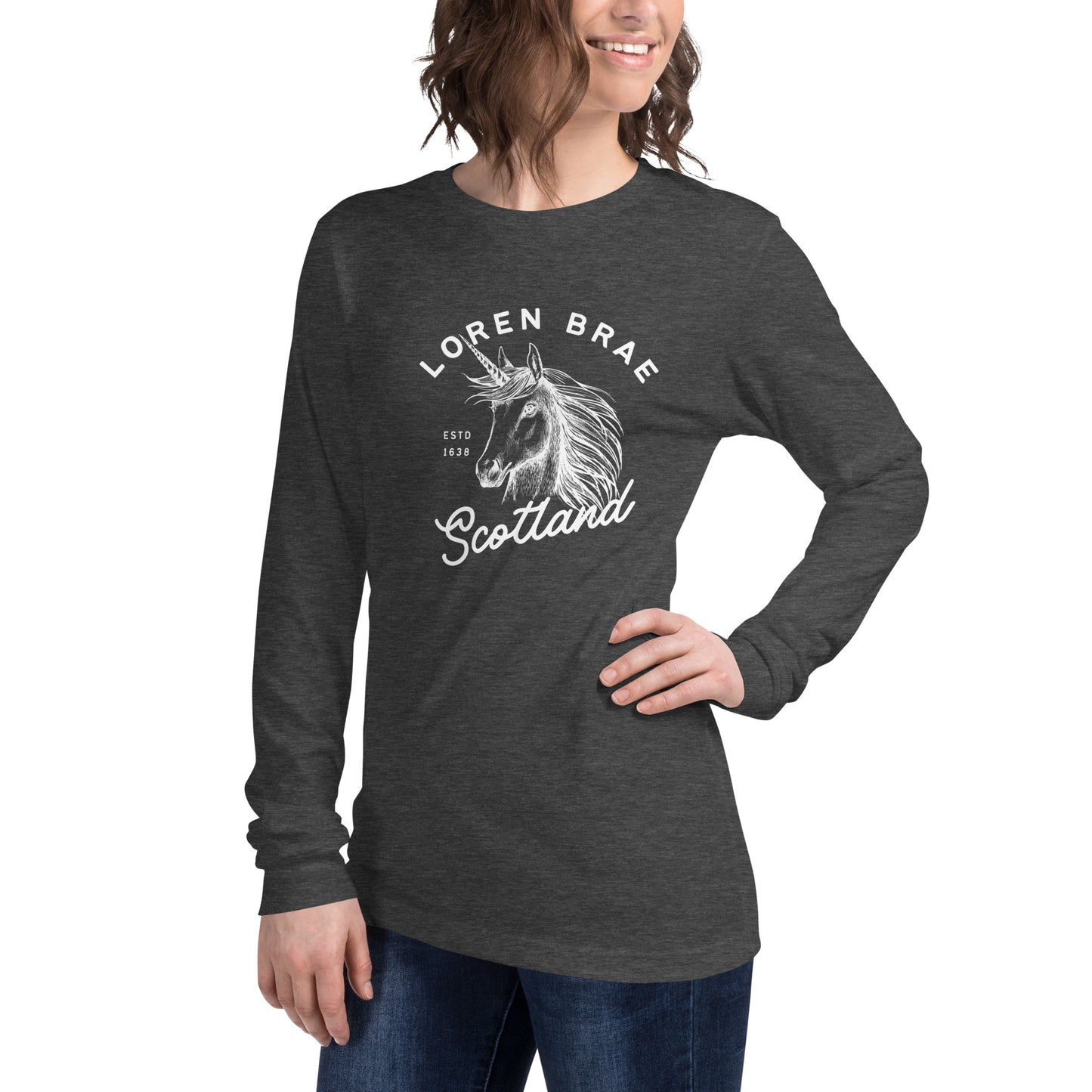 Loren Brae Unicorn - Unisex Long Sleeve Tee