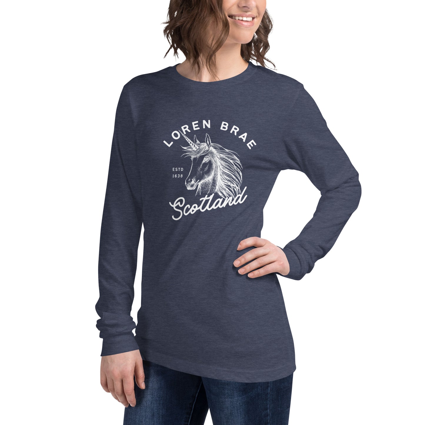 Loren Brae Unicorn - Unisex Long Sleeve Tee