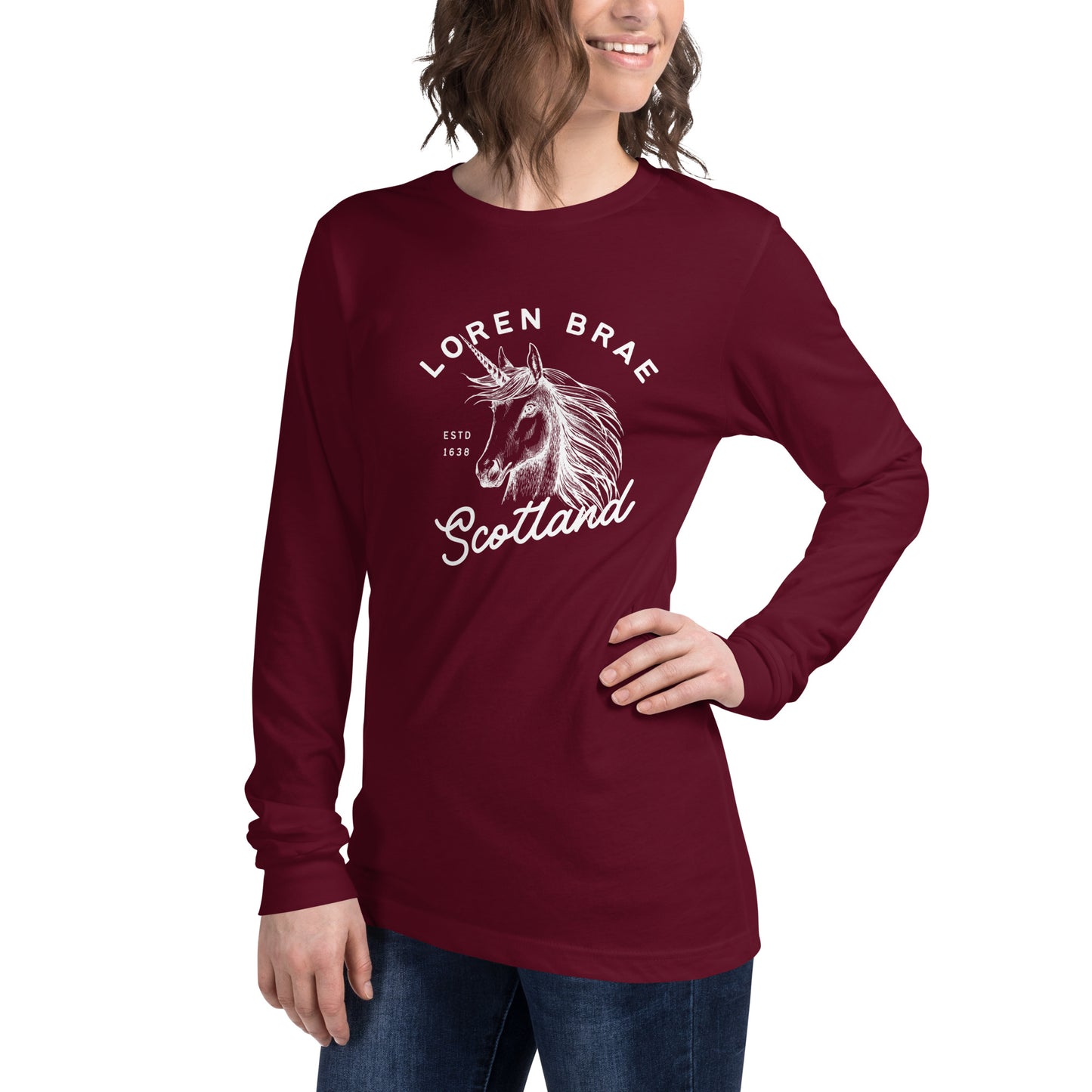 Loren Brae Unicorn - Unisex Long Sleeve Tee