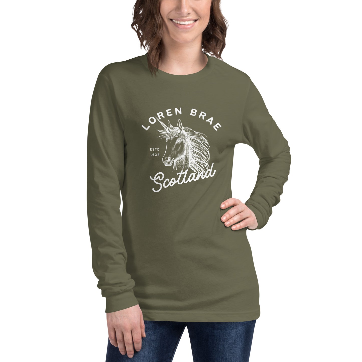 Loren Brae Unicorn - Unisex Long Sleeve Tee
