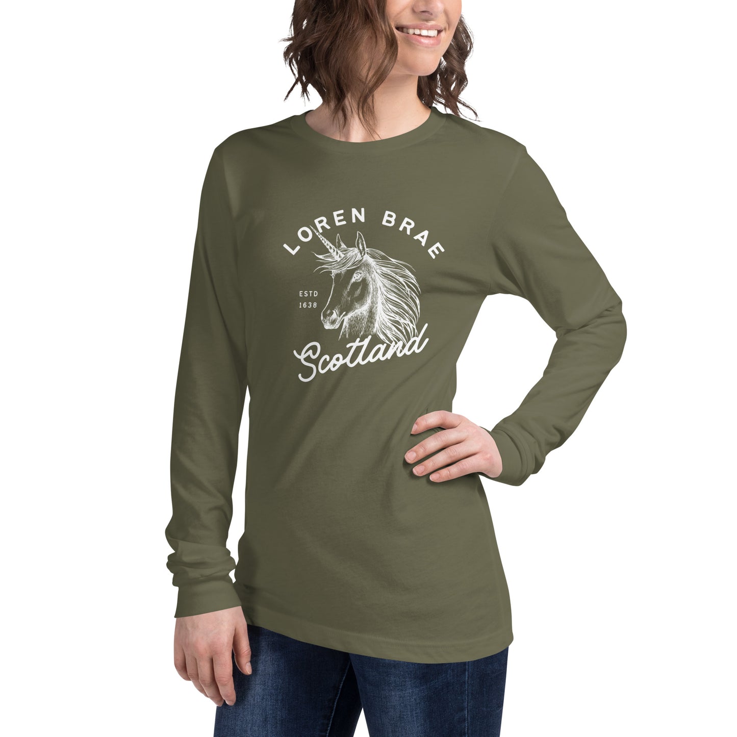 Loren Brae Unicorn - Unisex Long Sleeve Tee