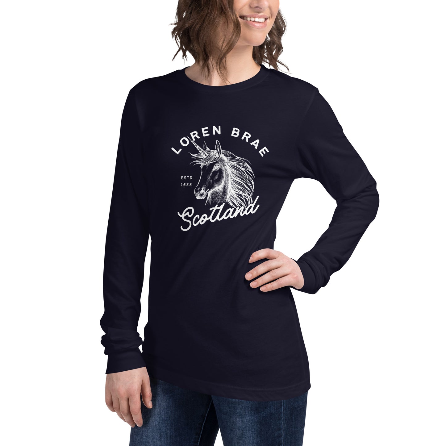 Loren Brae Unicorn - Unisex Long Sleeve Tee