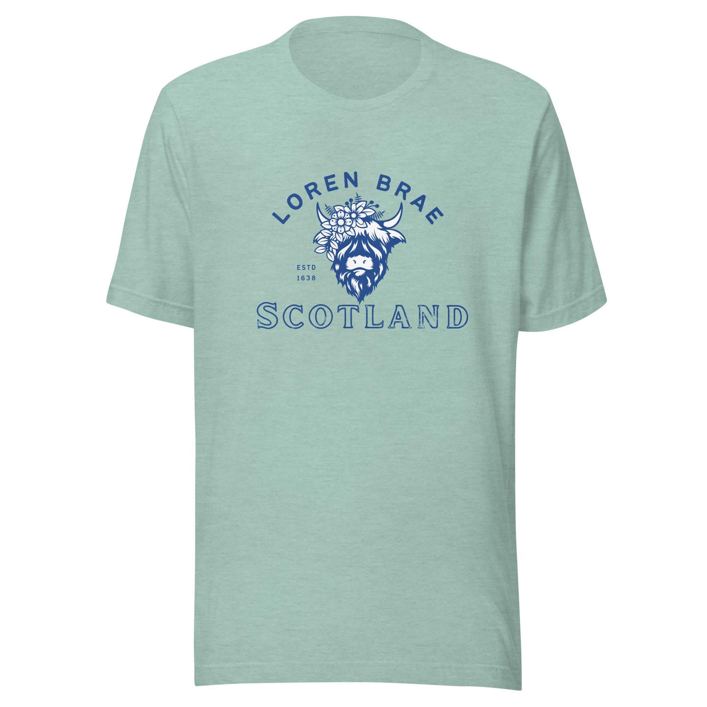 Loren Brae Coo Flowers Unisex t-shirt