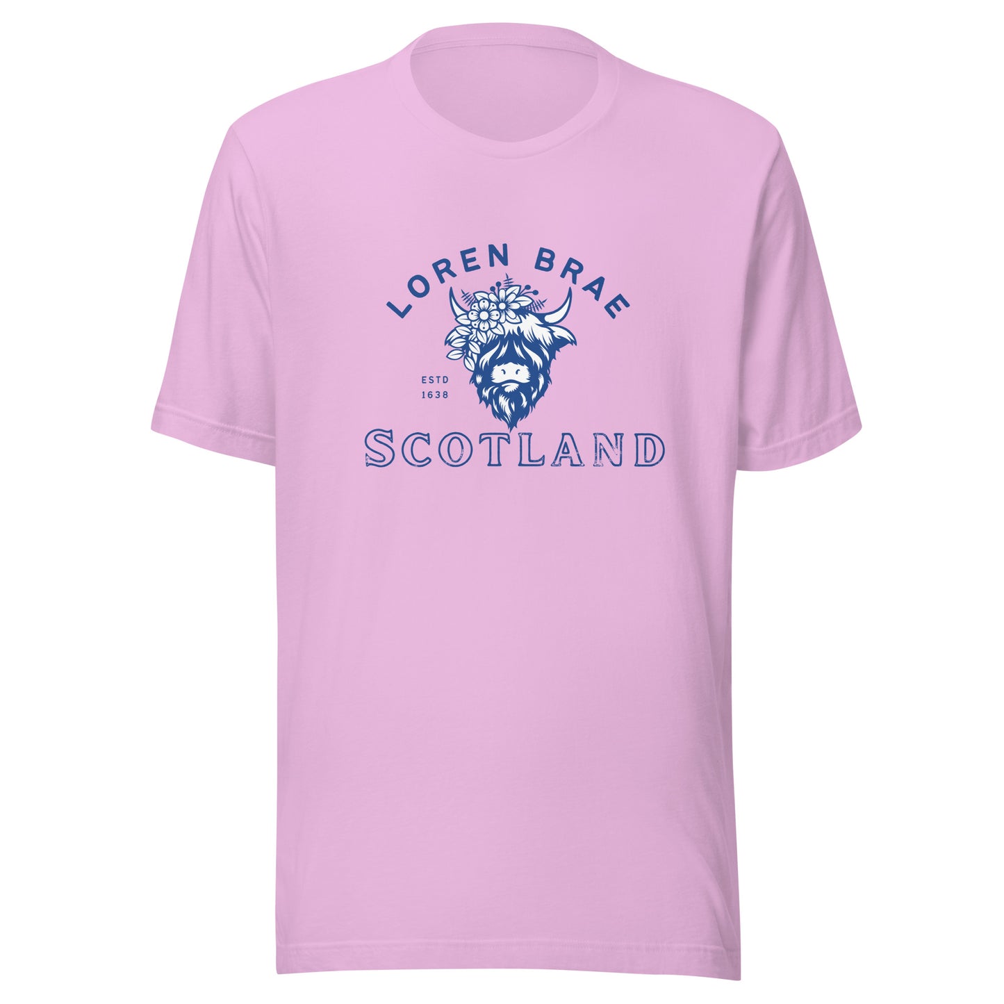 Loren Brae Coo Flowers Unisex t-shirt