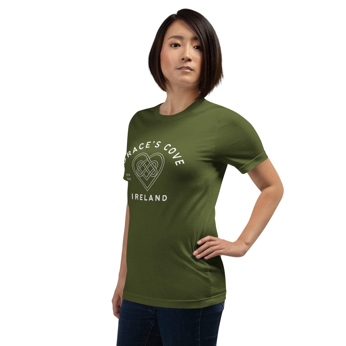 Grace's Cove Heart Unisex t-shirt