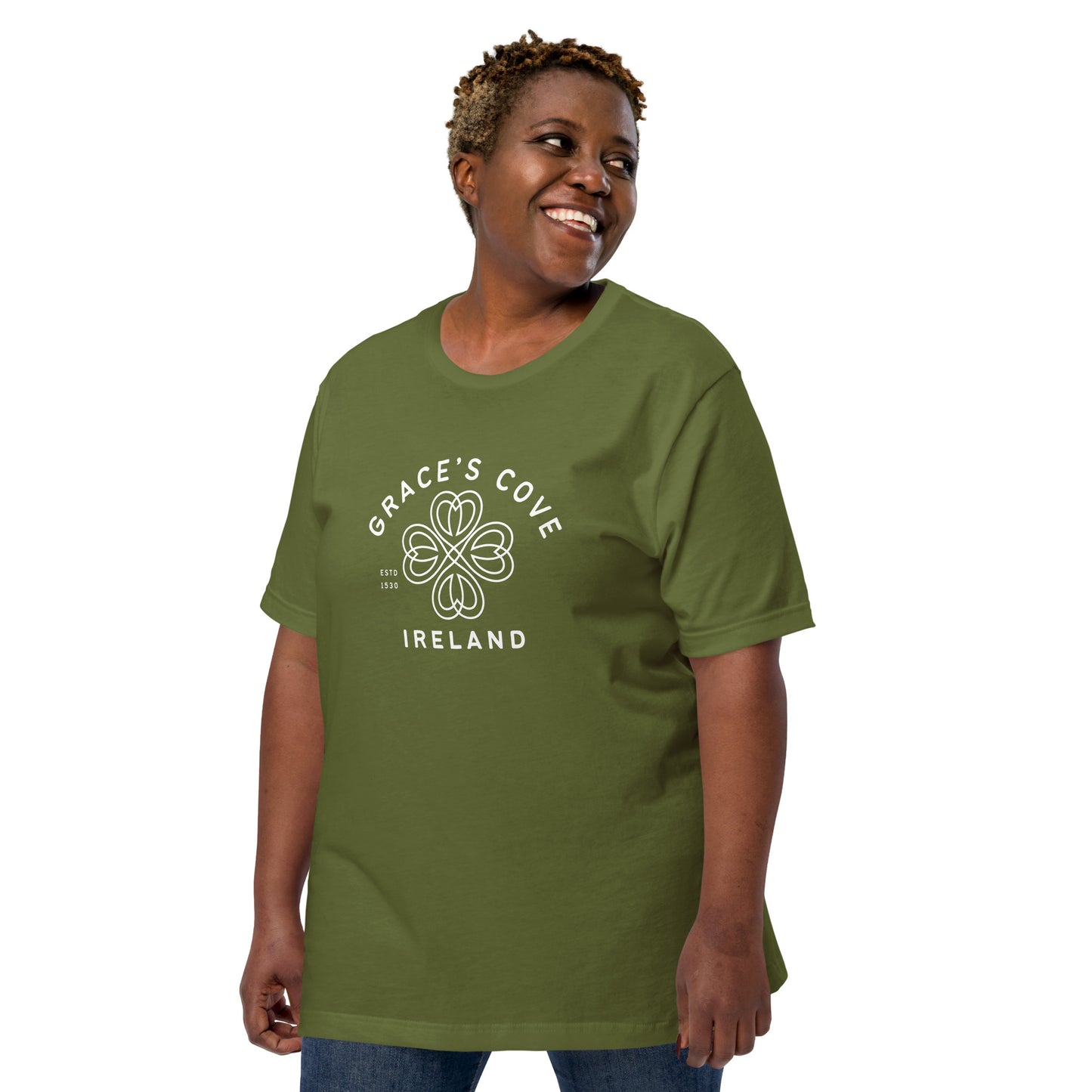 Grace's Cove Shamrock Unisex t-shirt