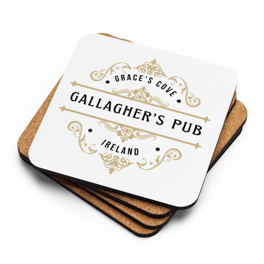 Gallagher's Pub Cork-back coaster