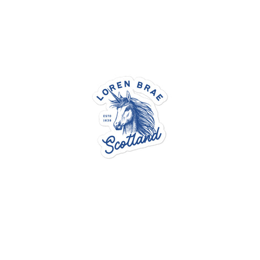 Loren Brae Unicorn Bubble-free stickers