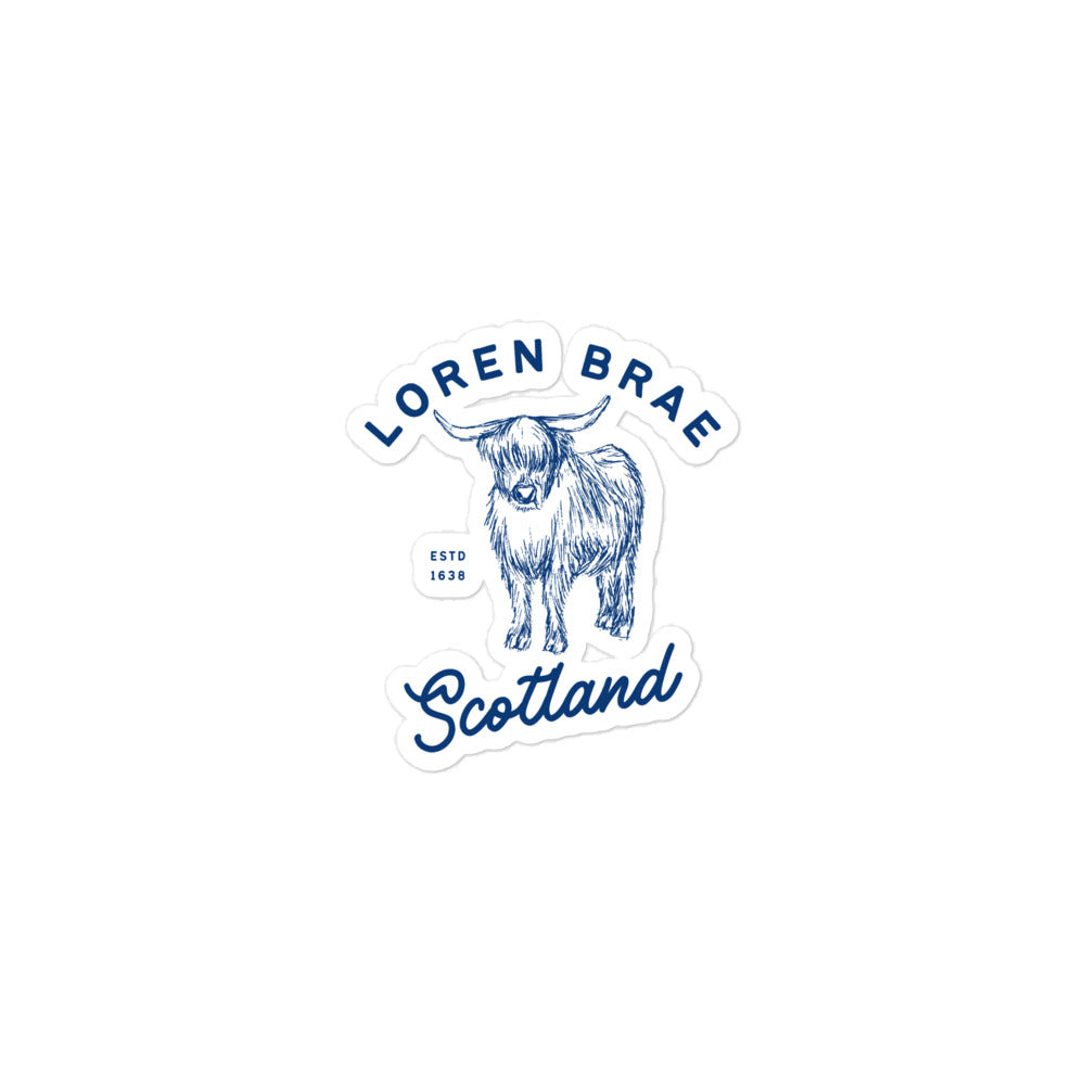 Loren Brae Coo Bubble-free stickers