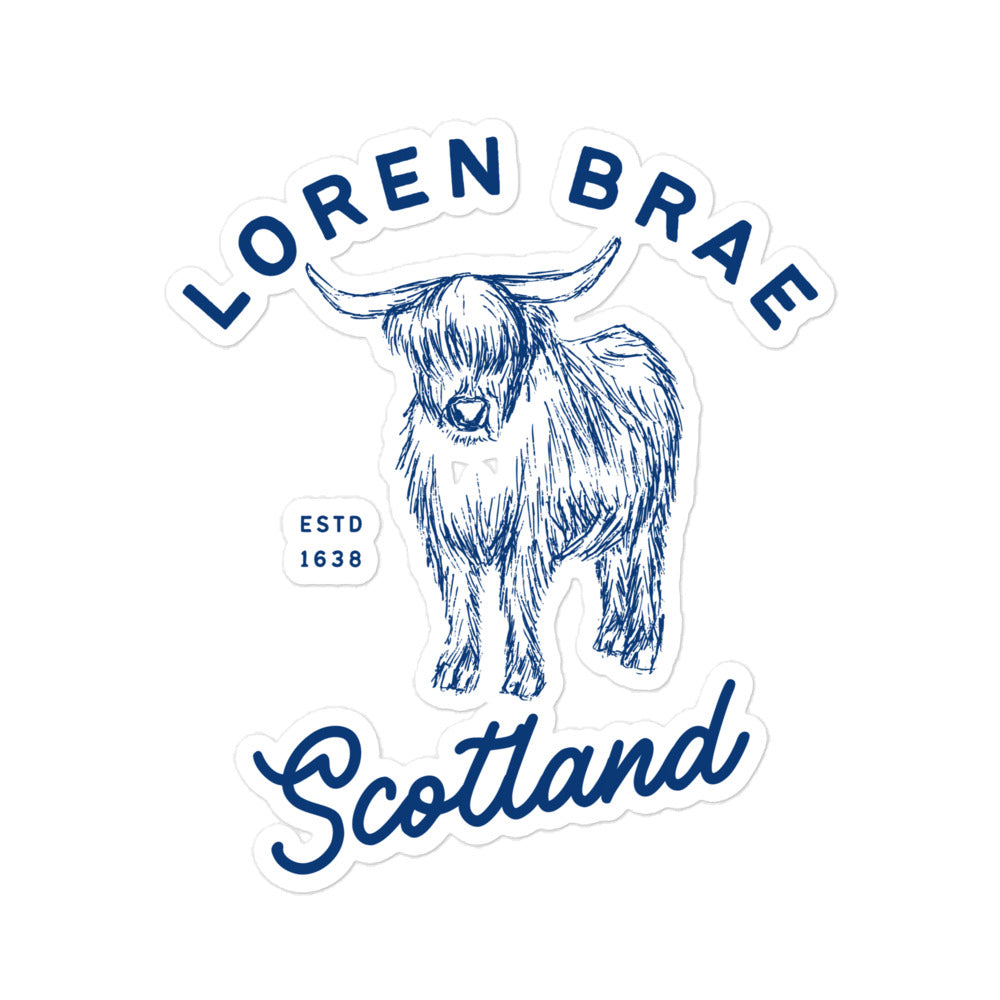 Loren Brae Coo Bubble-free stickers