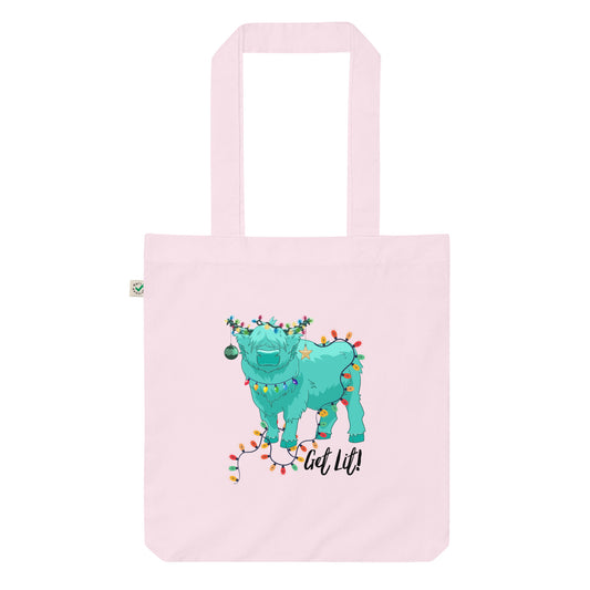 Get Lit Organic fashion tote bag