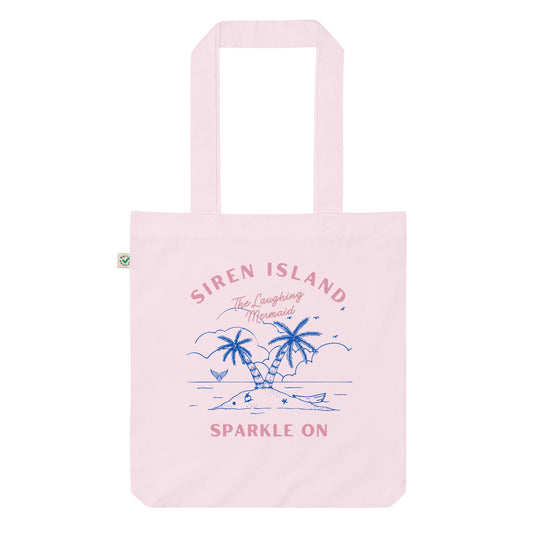 The Laughing Mermaid Organic fashion tote bag