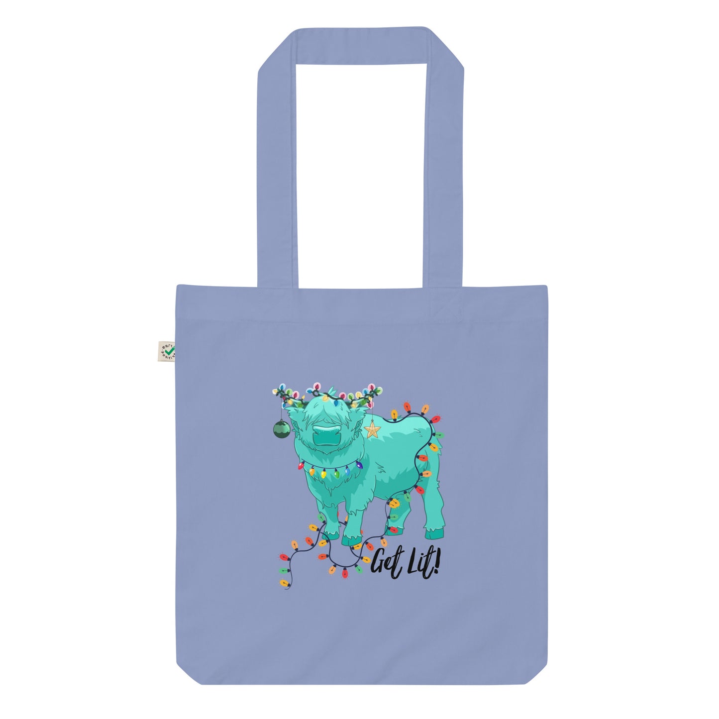 Get Lit Organic fashion tote bag