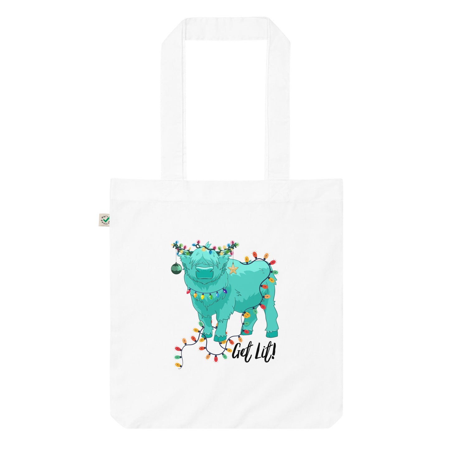 Get Lit Organic fashion tote bag