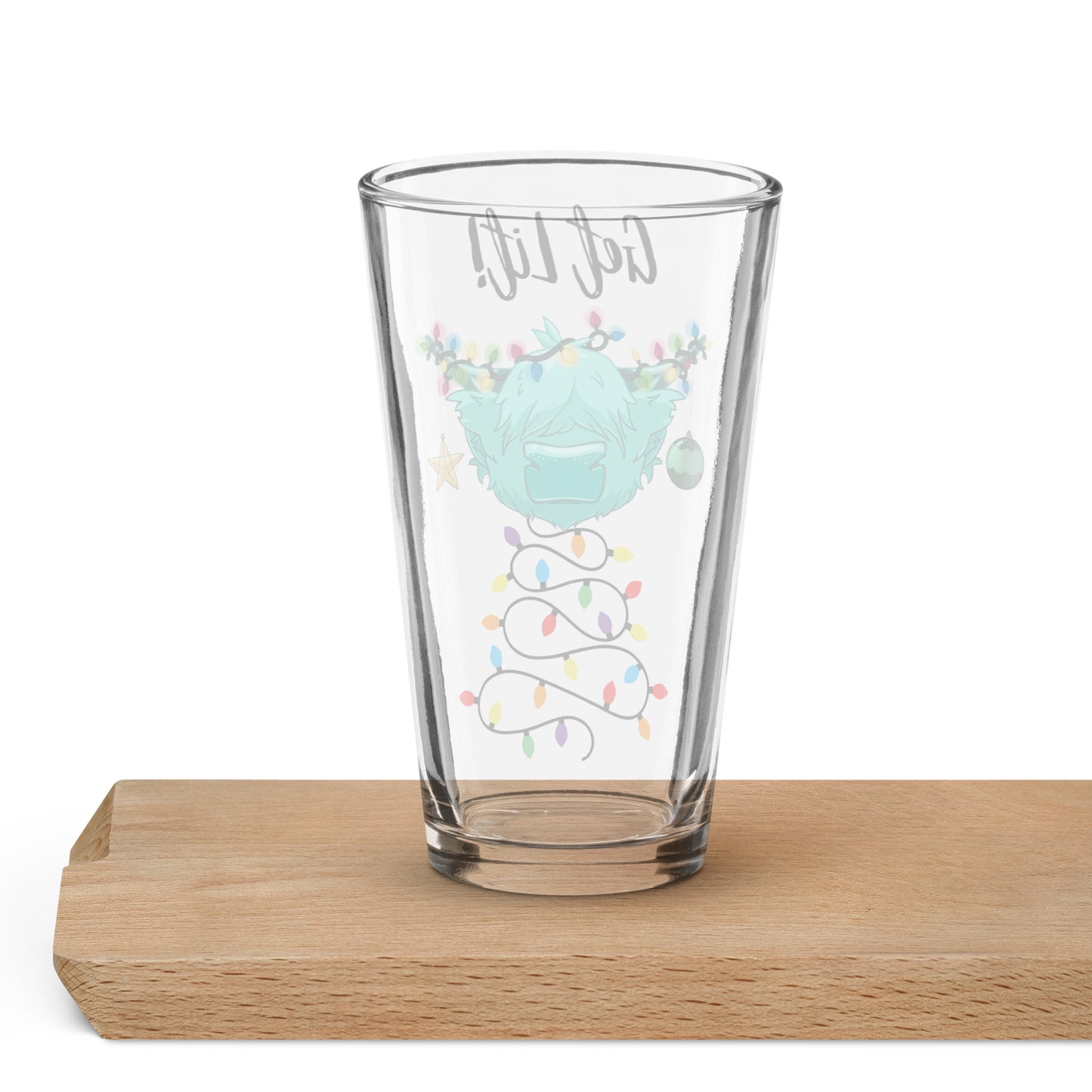 Get Lit Lights Shaker pint glass