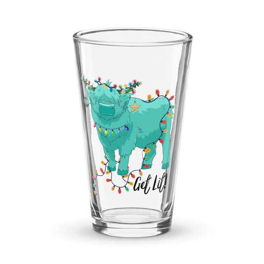 Get Lit - Shaker pint glass