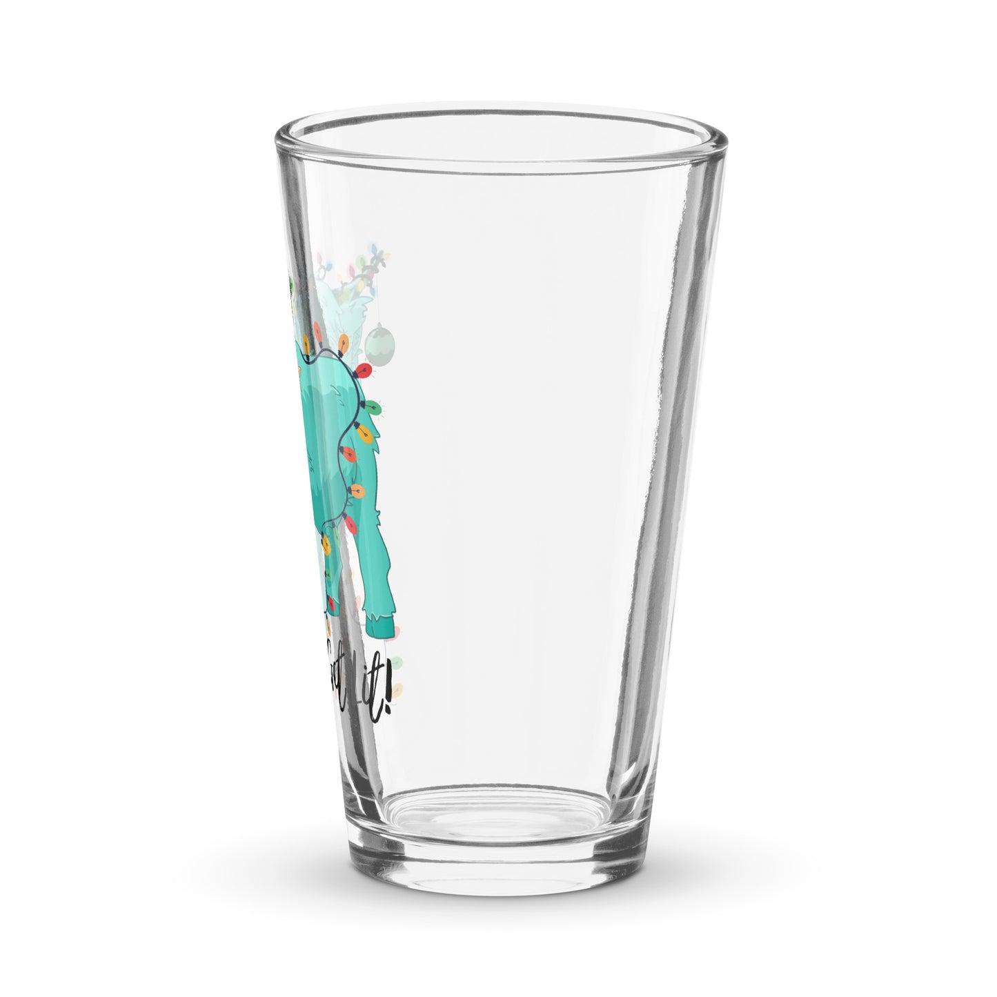 Get Lit - Shaker pint glass