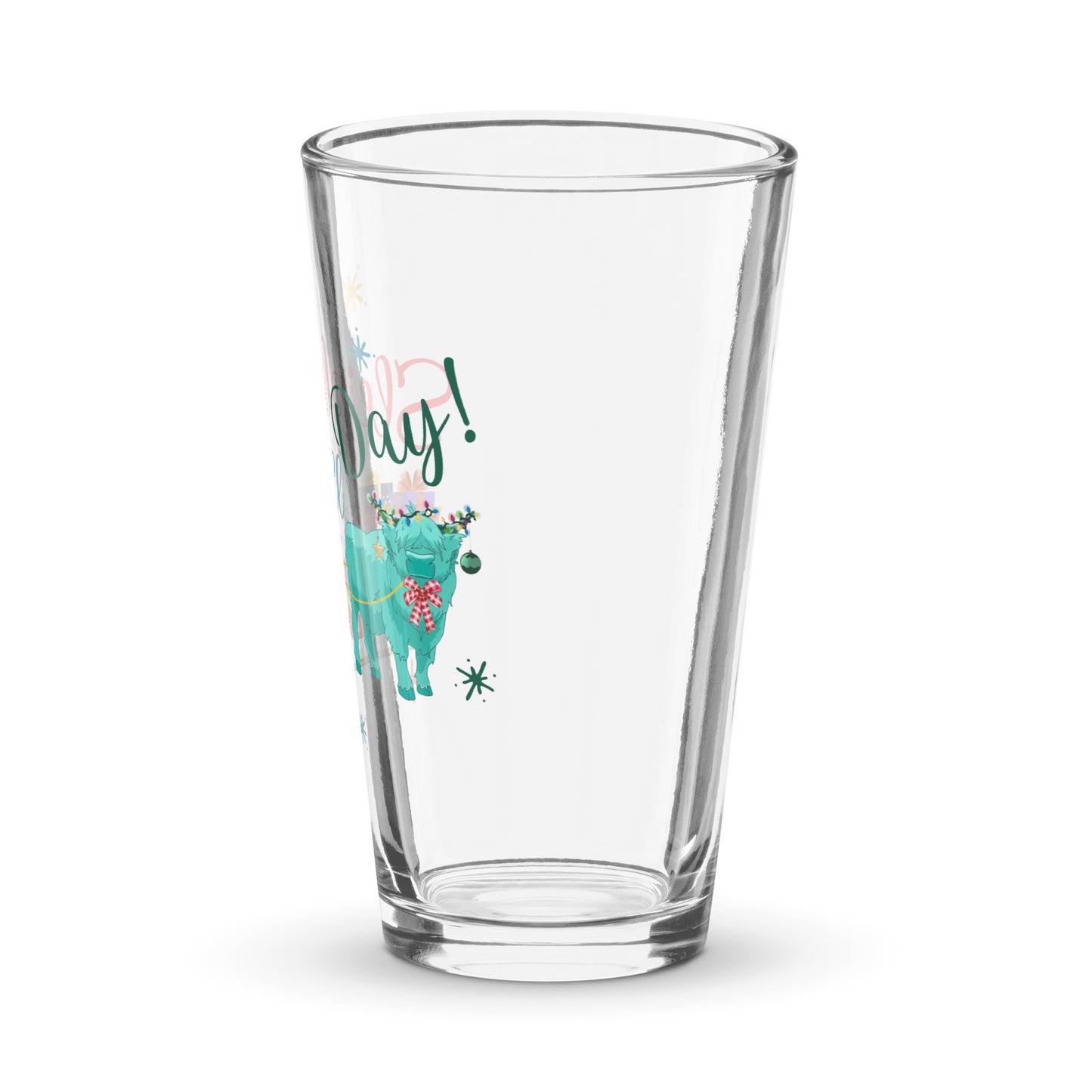 Sleigh all Day Shaker pint glass