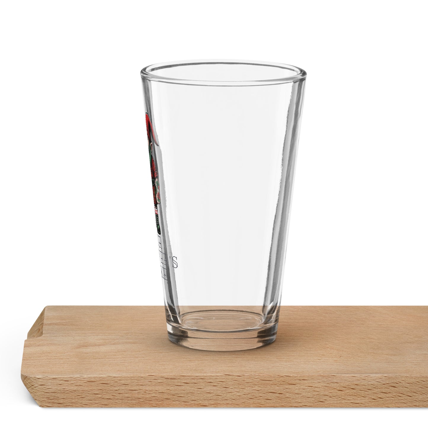 Gnorman Gnome Shaker pint glass