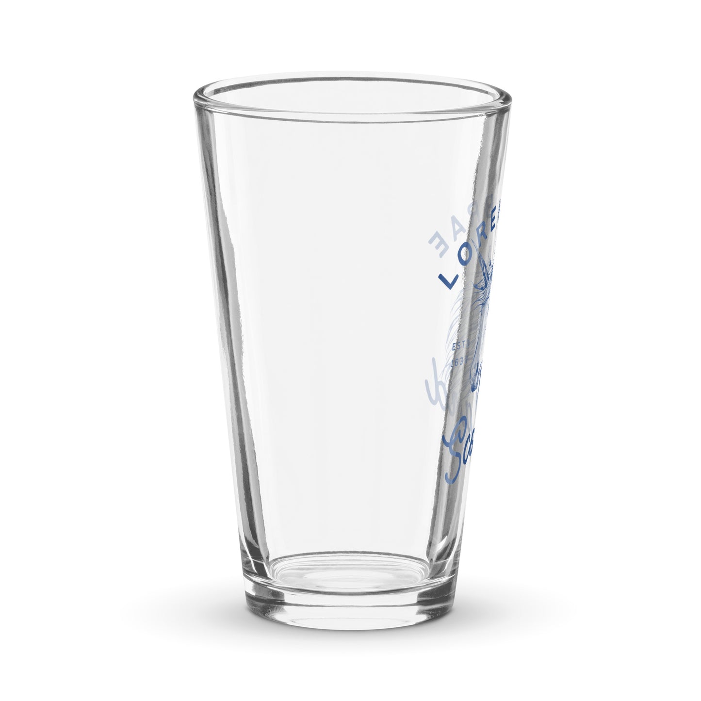 Loren Brae Unicorn Shaker pint glass