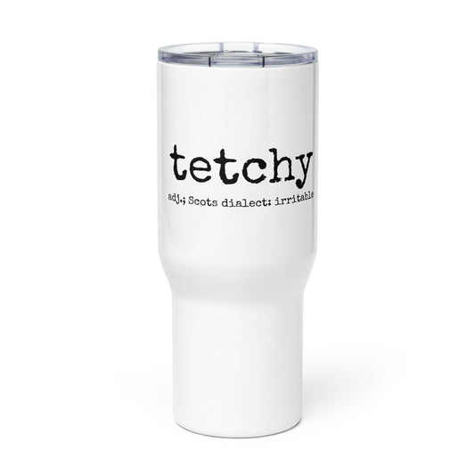 Tetchy Travel mug with a handle