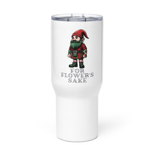 Gnorman Gnome Travel mug with a handle