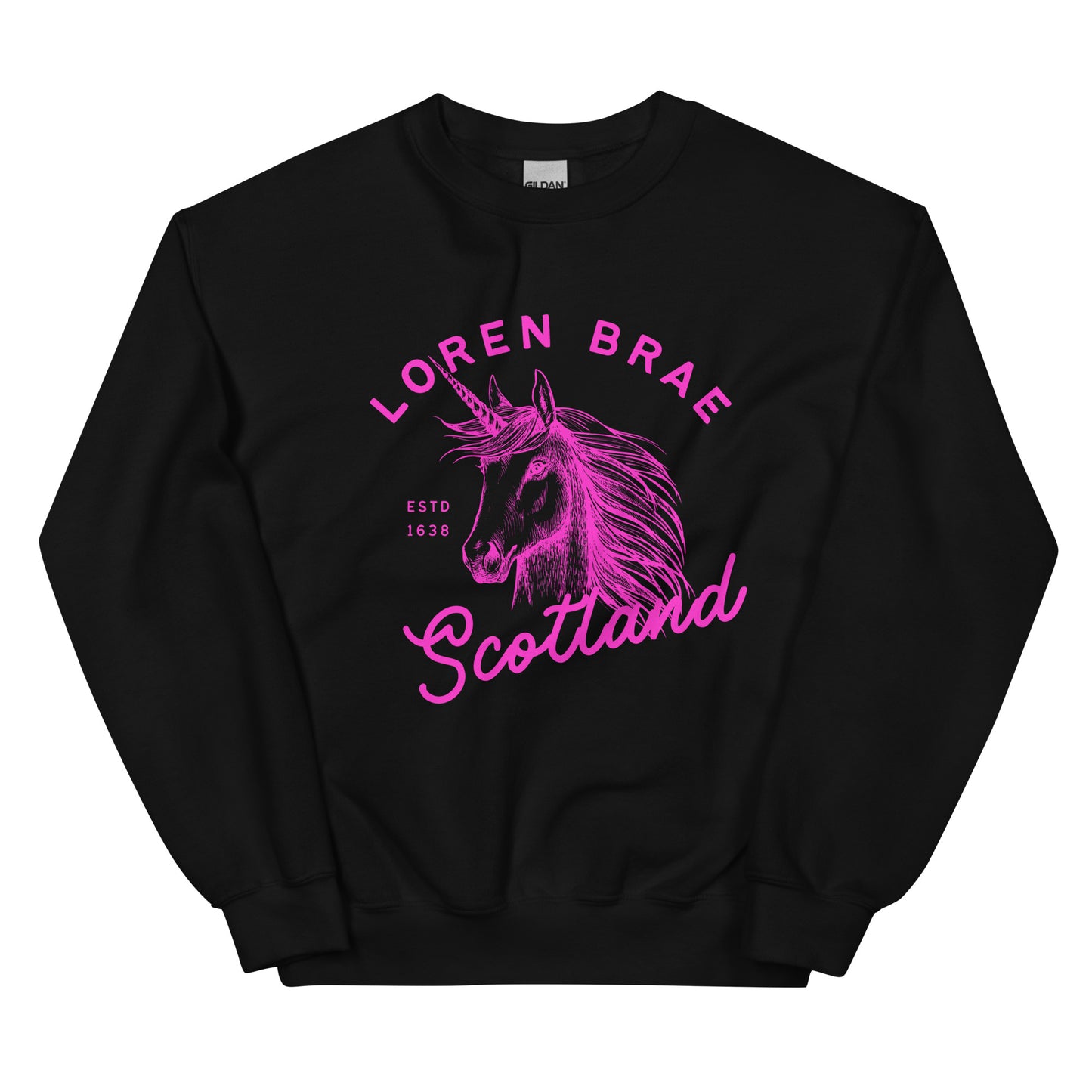 Pink Unicorn Unisex Sweatshirt