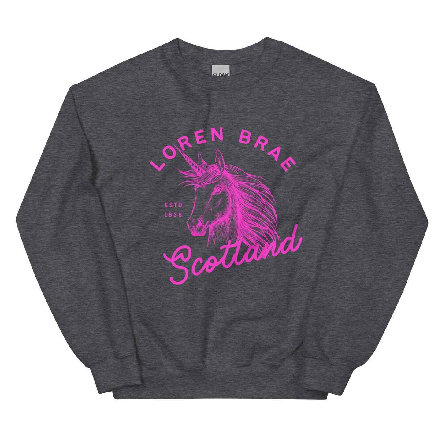 Pink Unicorn Unisex Sweatshirt