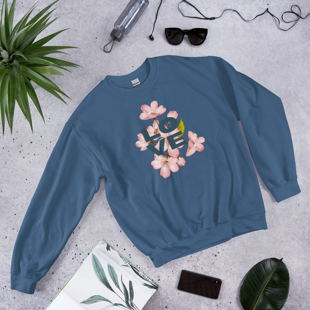 Love Flowers Unisex Sweatshirt