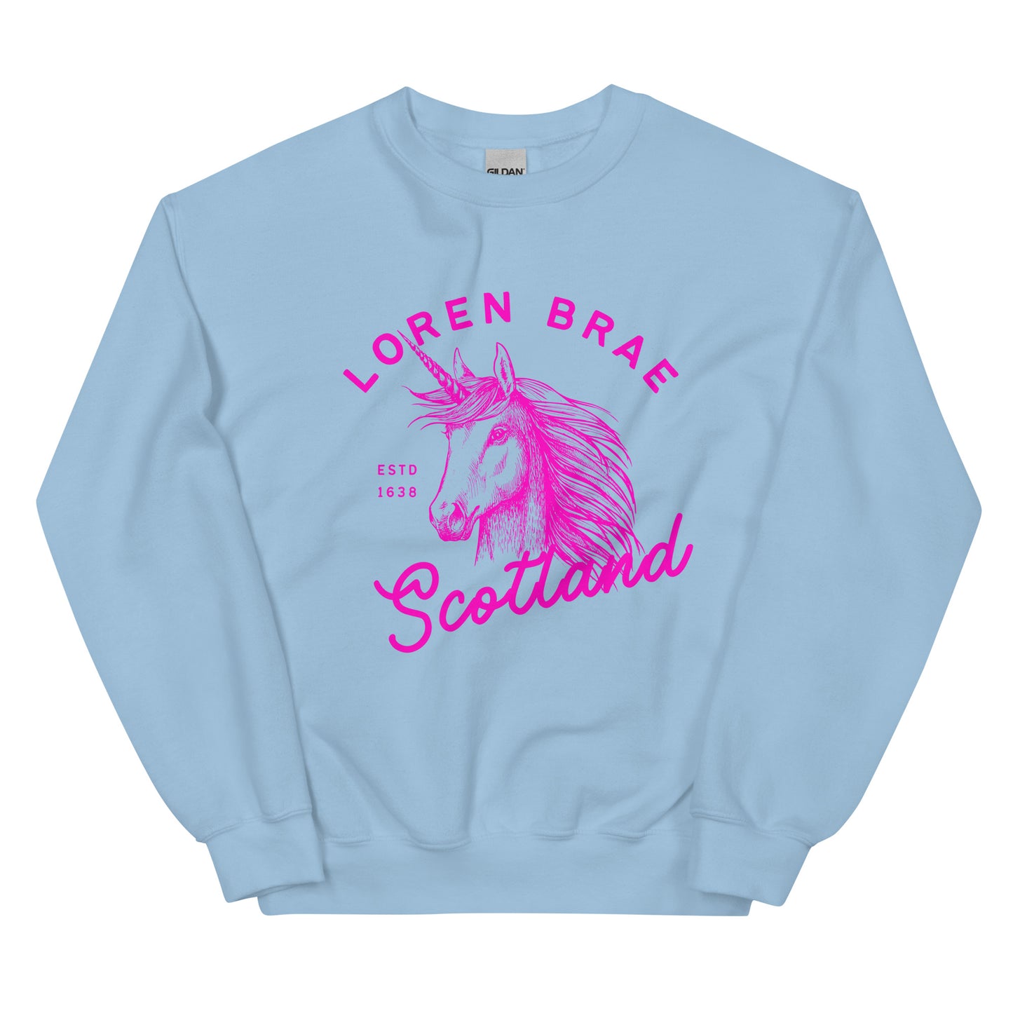 Pink Unicorn Unisex Sweatshirt