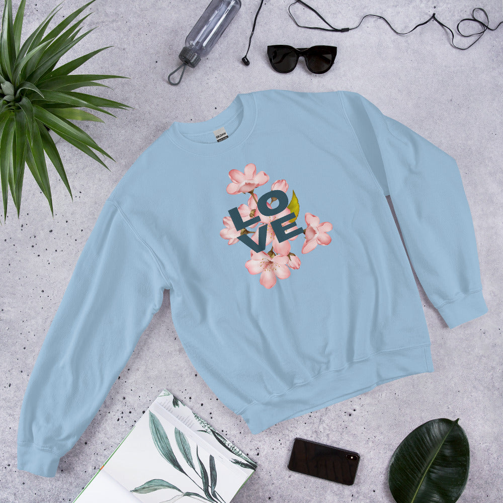 Love Flowers Unisex Sweatshirt