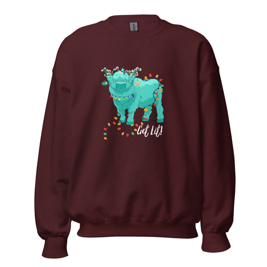 Get Lit Christmas Unisex Sweatshirt