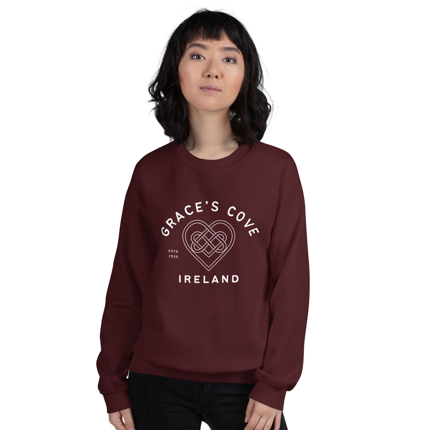 Grace's Cove Heart Unisex Sweatshirt