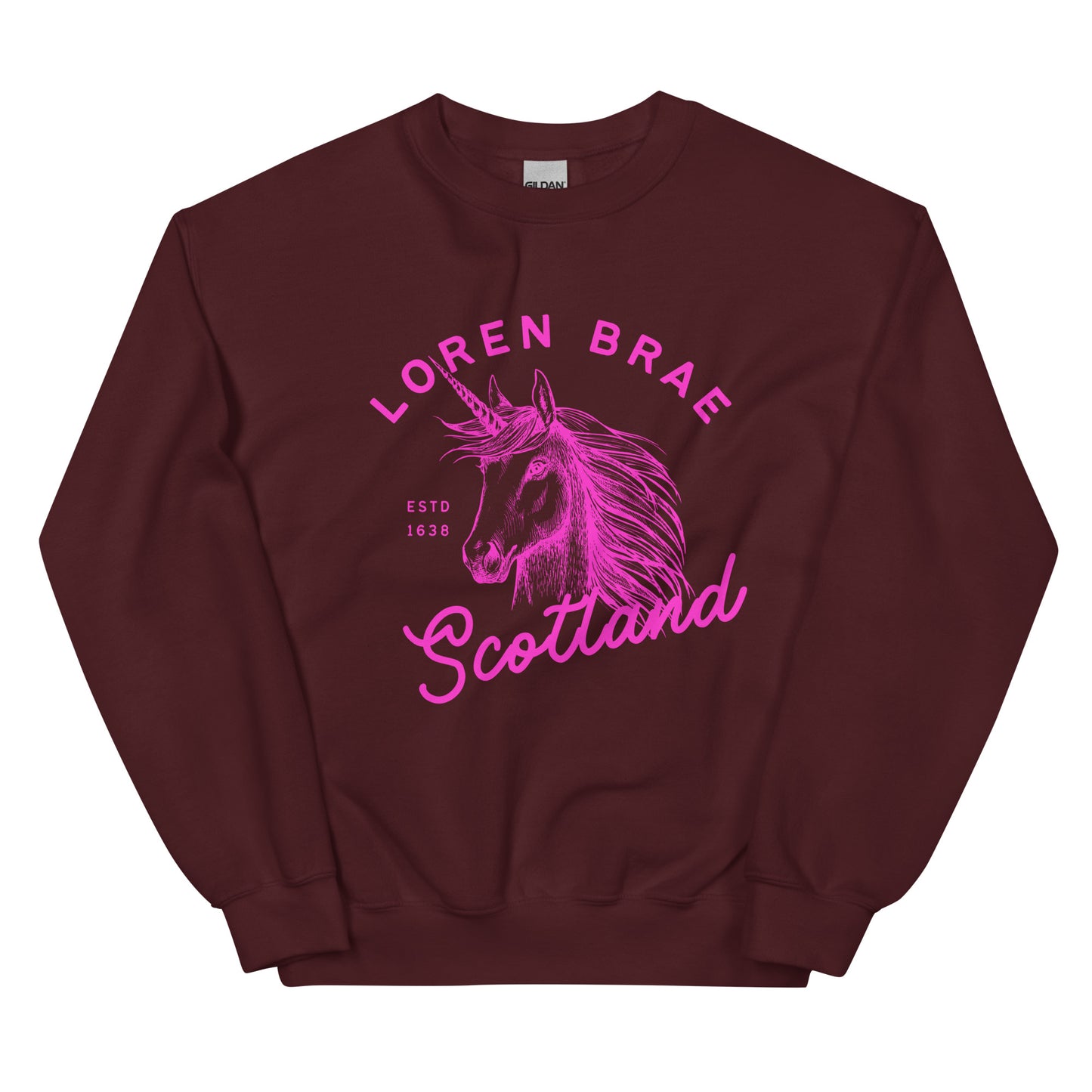 Pink Unicorn Unisex Sweatshirt