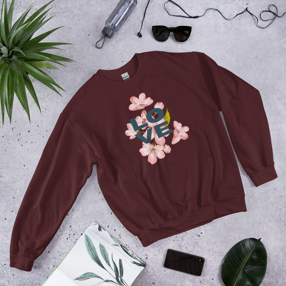 Love Flowers Unisex Sweatshirt