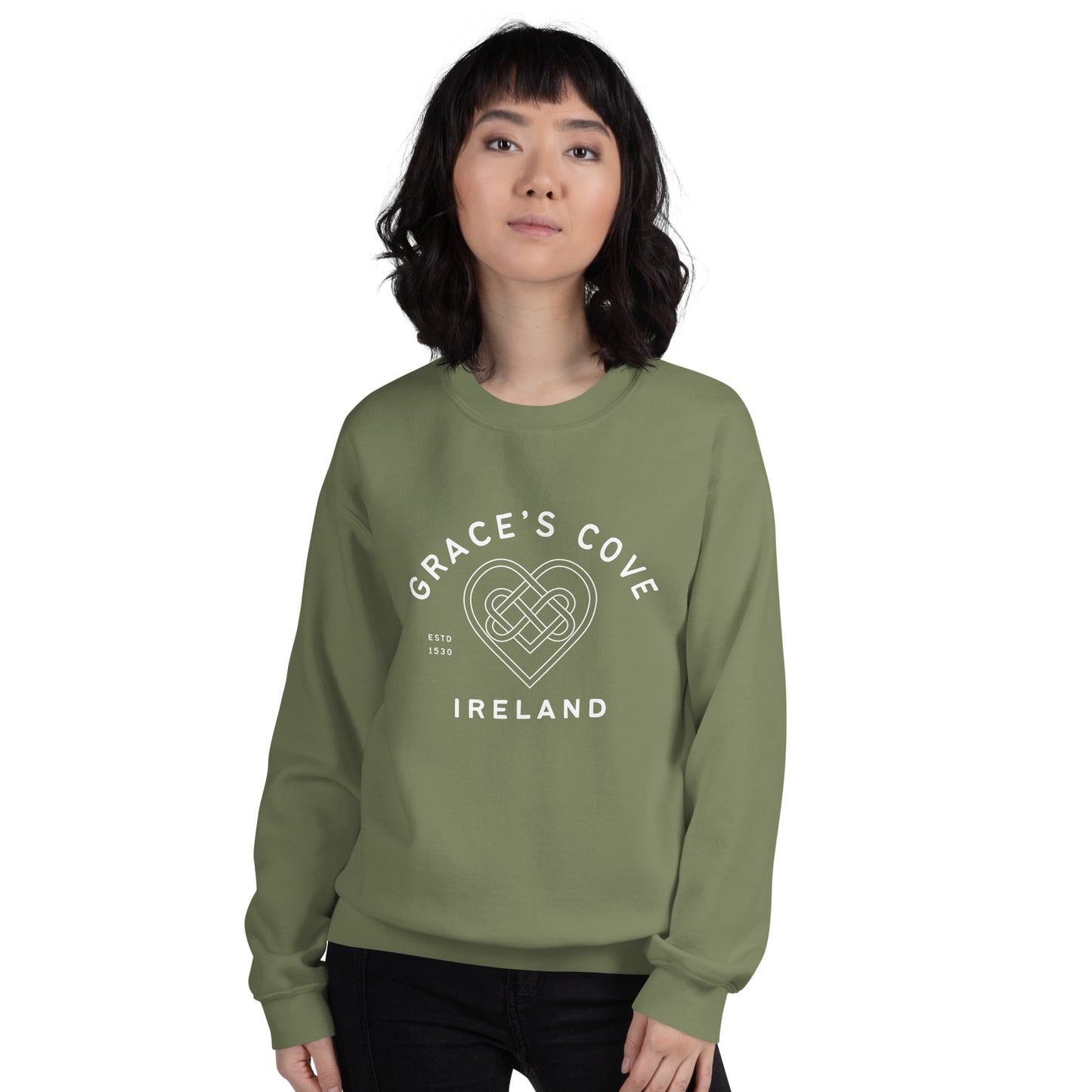 Grace's Cove Heart Unisex Sweatshirt