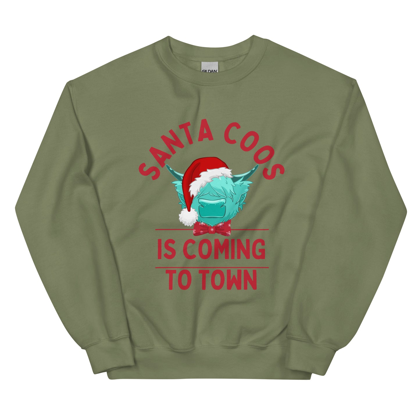 Santa Coos Unisex Sweatshirt