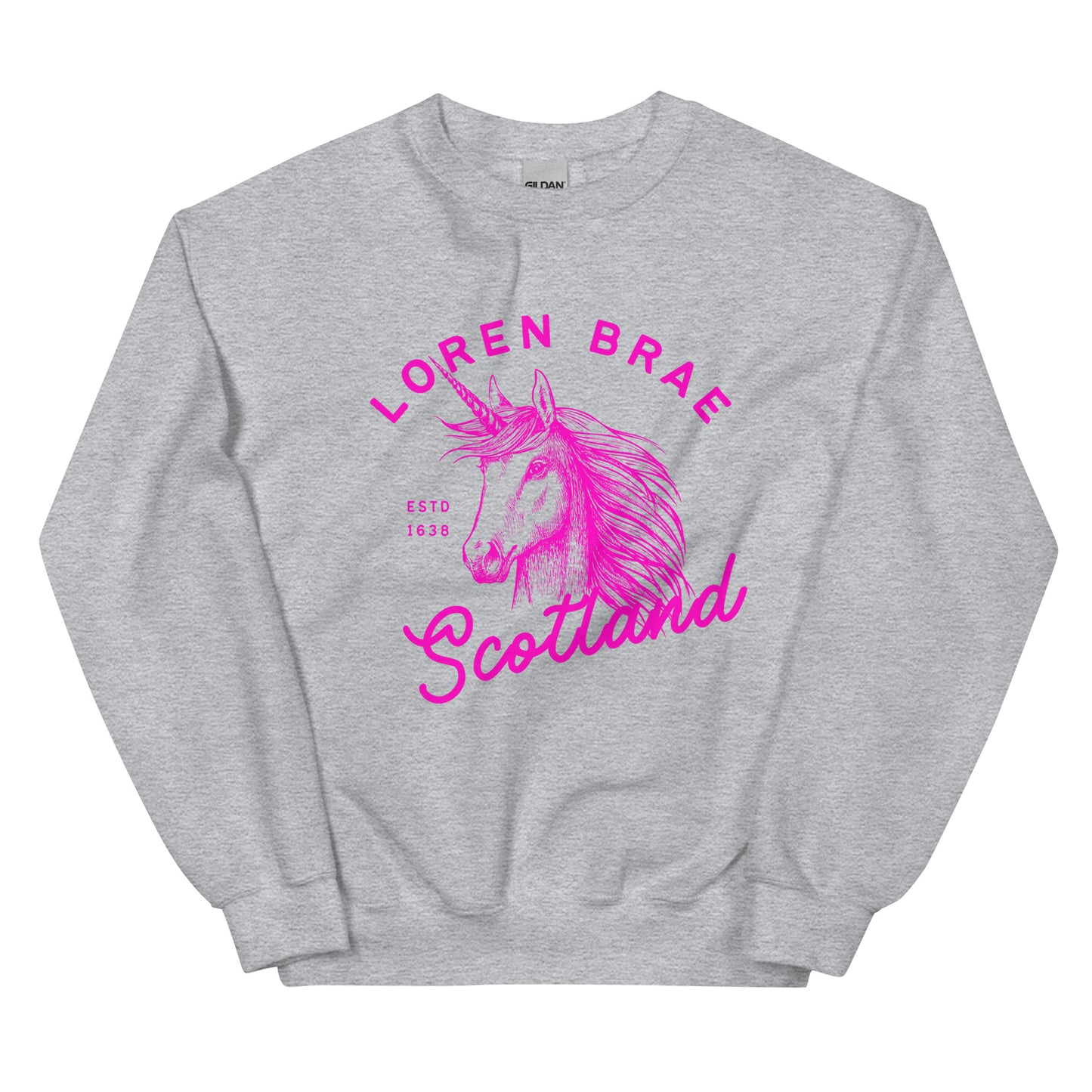 Pink Unicorn Unisex Sweatshirt