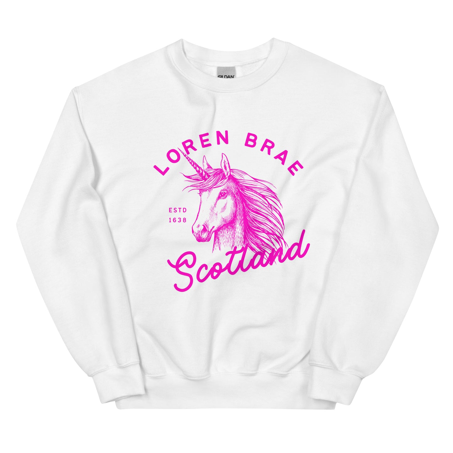 Pink Unicorn Unisex Sweatshirt