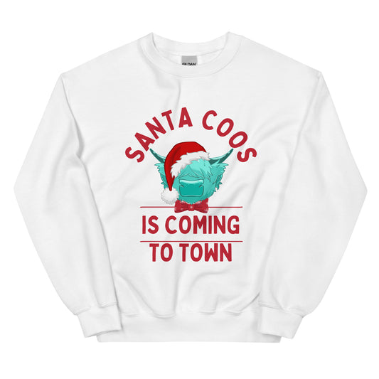 Santa Coos Unisex Sweatshirt