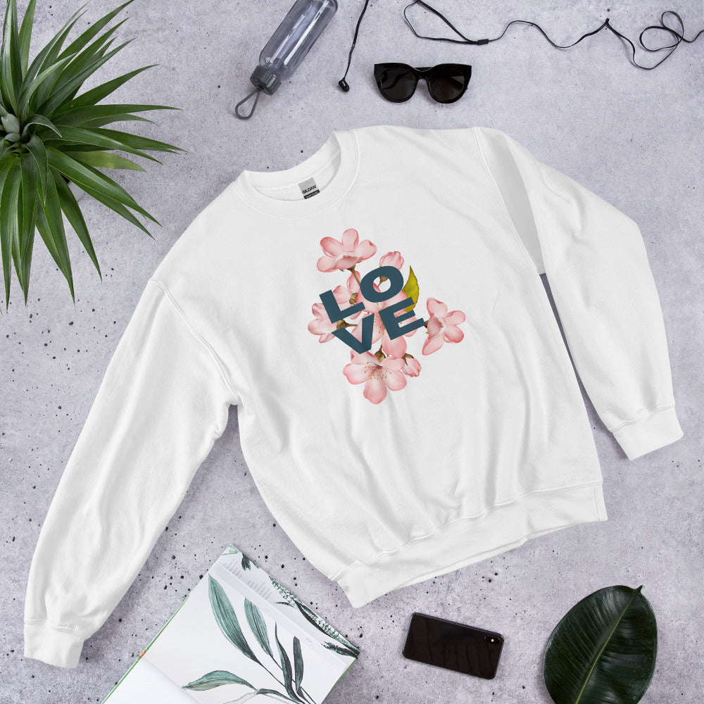 Love Flowers Unisex Sweatshirt