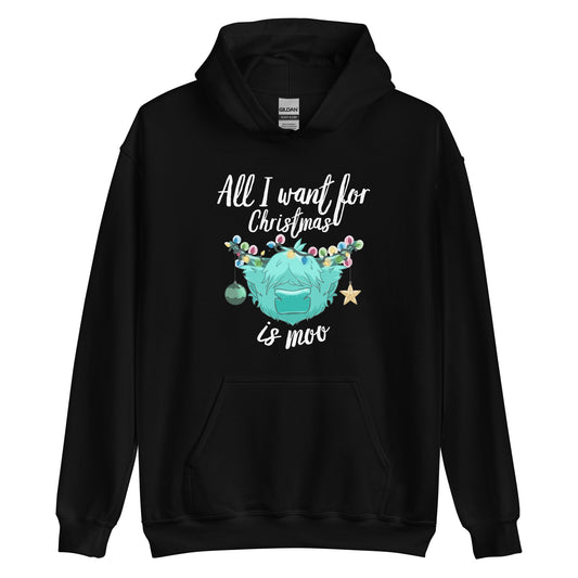 Christmas is Moo Unisex Hoodie