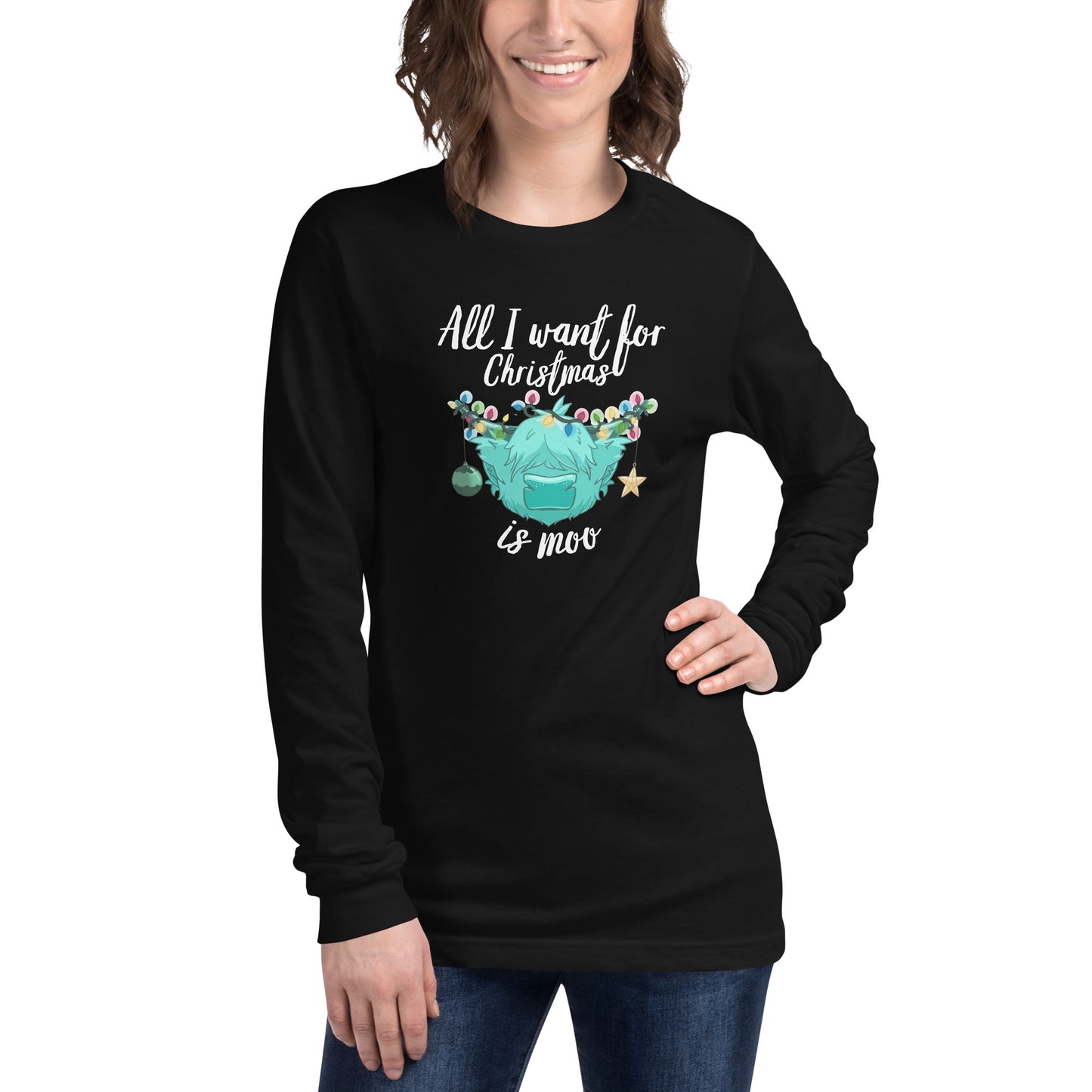 All I Want Xmas Unisex Long Sleeve Tee