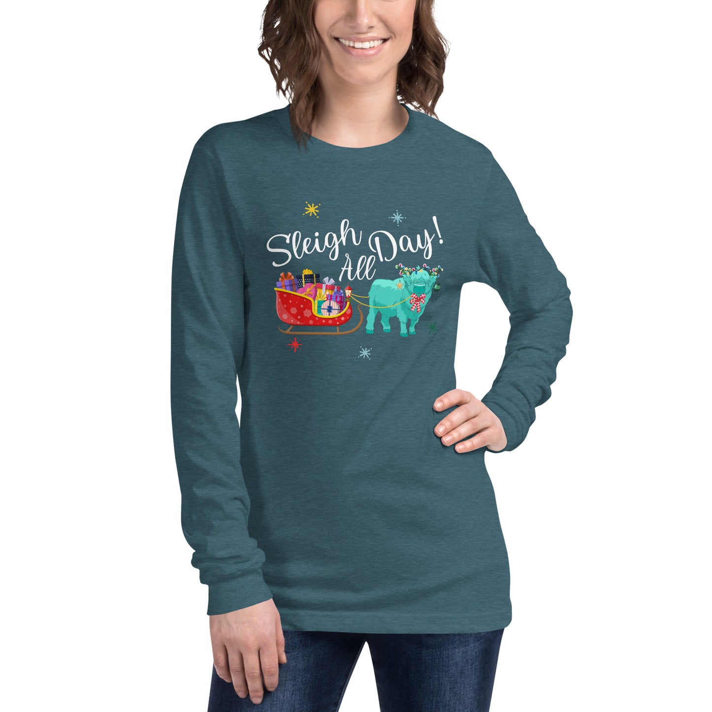 Sleigh All Day Unisex Long Sleeve Tee