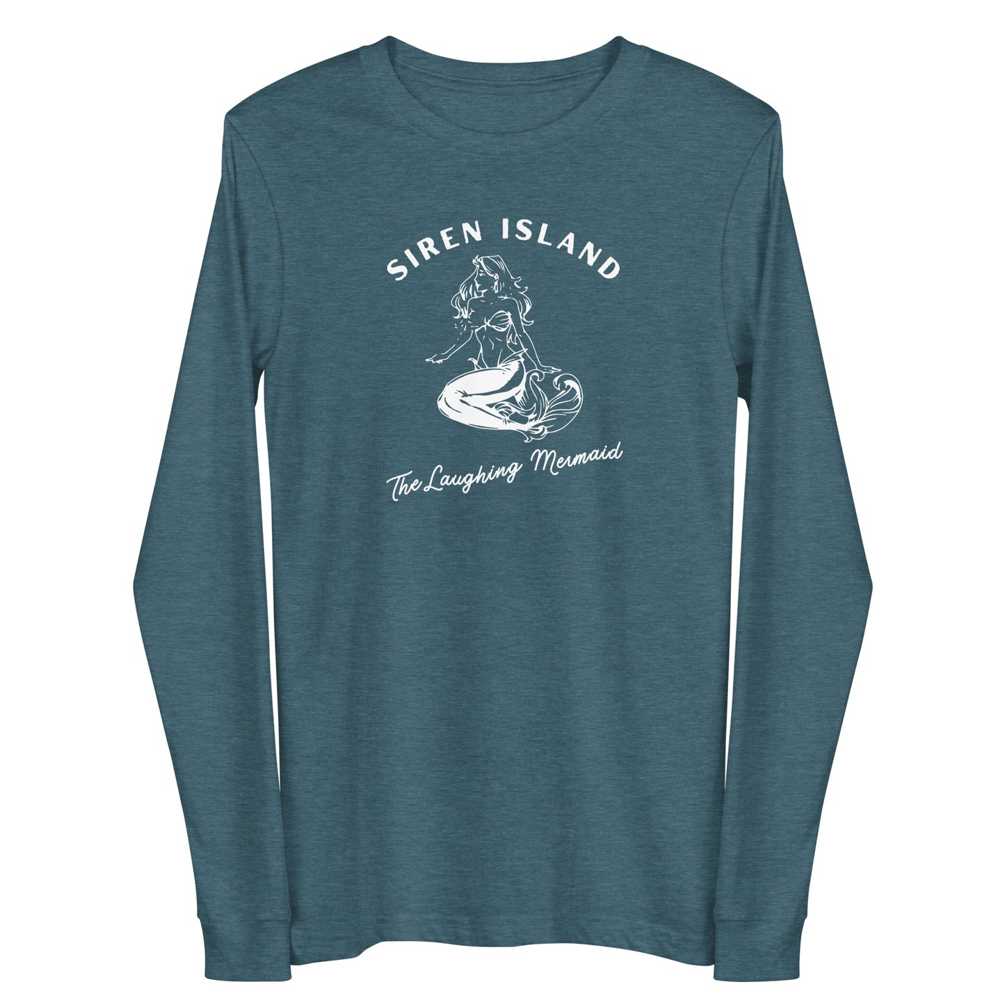 Siren Island Mermaid Unisex Long Sleeve Tee