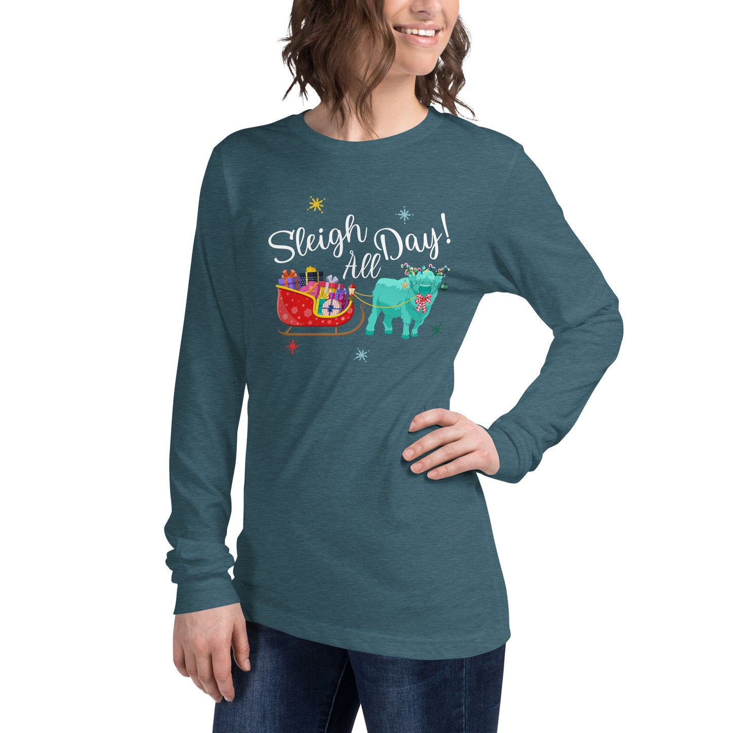 Sleigh All Day Unisex Long Sleeve Tee