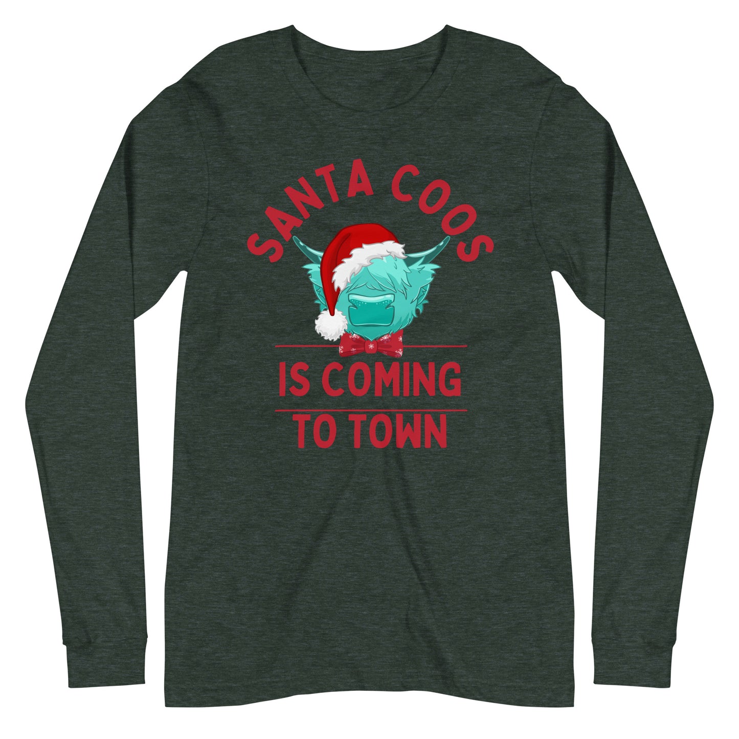 Santa Coos Unisex Long Sleeve Tee